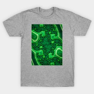 Malachite Fractals 3 T-Shirt